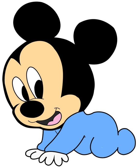 Mickey bebe gatea
