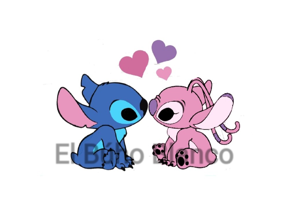 Stitch Azul y Rosa