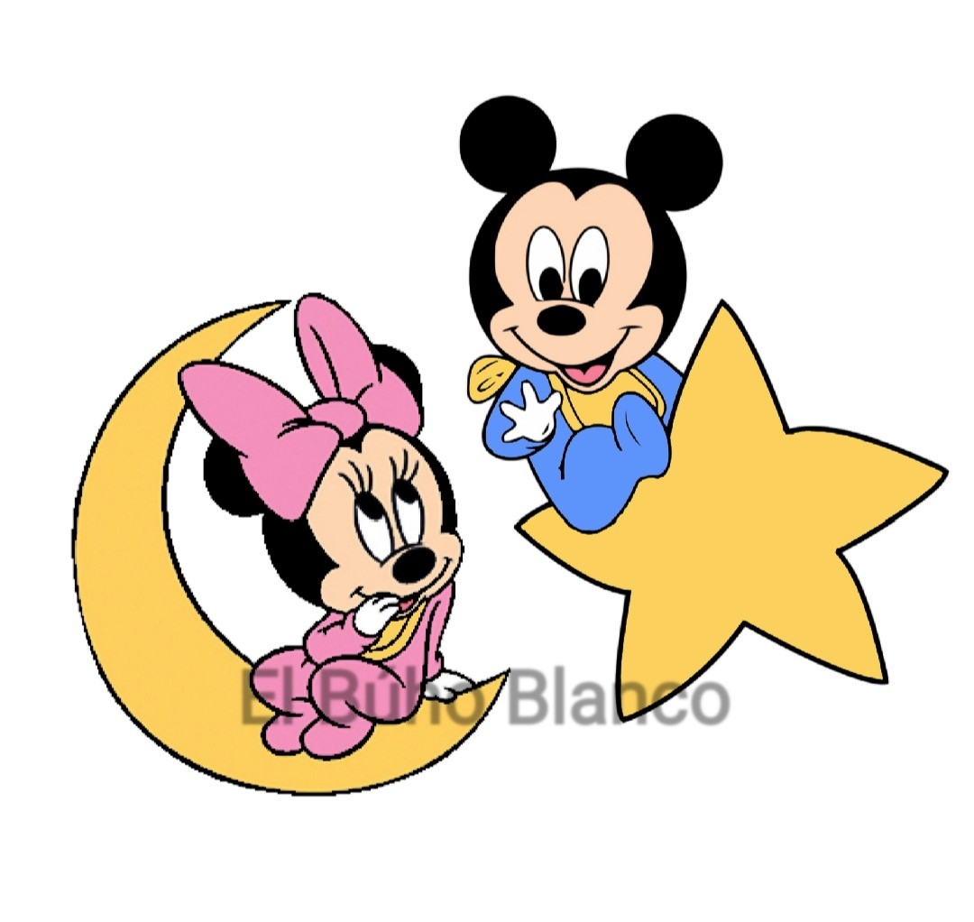 Minnie y Mickey Luna Estrella