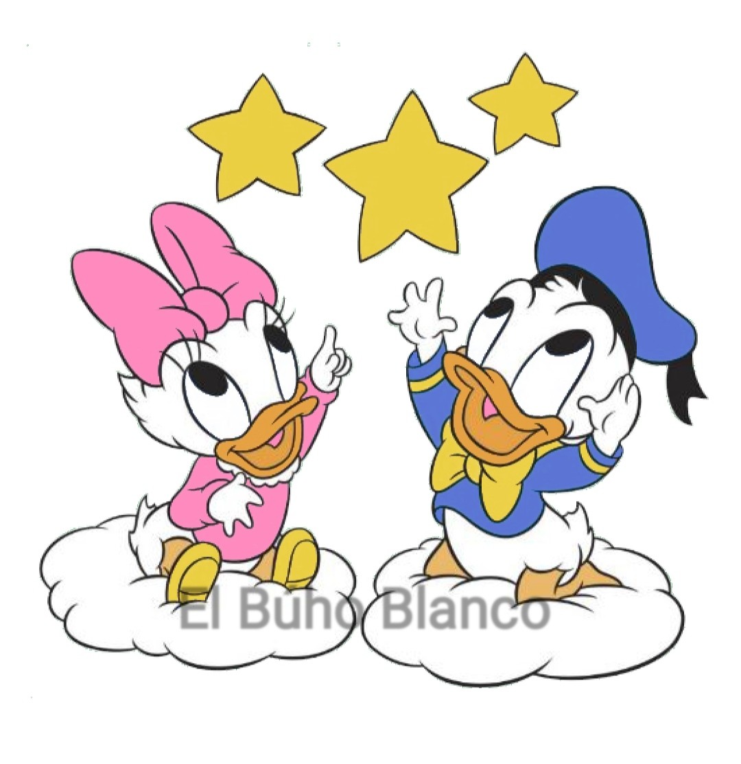 Daisy y Donald Nube