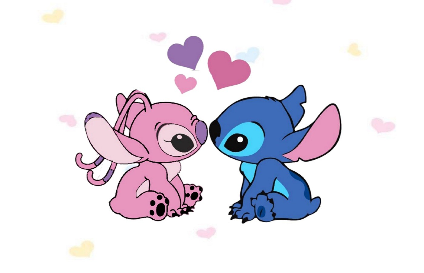 Stitch Azul y Rosa